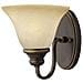 1 Applique Da Parete Con Paralume In Vetro Bronzo Antico, Attacco E27 - Foto miniatura 1