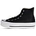 Scarpe Chuck Taylor All Star Lift Leather Hi Taglia 37.5 Codice 561675c Nero - Foto miniatura 2