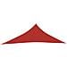 Vela Parasole 160 g / m² Rossa 3x4x5 m in HDPE - Foto miniatura 2