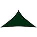 Parasole a Vela Oxford Triangolare 5x7x7 m Verde Scuro - Foto miniatura 2