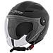 Casco City Moto Jet Ece 22-05 Certificato Scooter Doppia Visiera Nero S - Foto miniatura 6