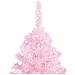Set Albero Natale Artificiale con LED e Palline Rosa 120 cm PVC - Foto miniatura 3