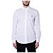 Camicia Uomo Leggera In Piqué Bianco - Foto miniatura 1