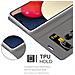 Custodia Compatibile Con Samsung Galaxy A02s In Blu Scuro Nero - Coperchio Protettiva Con Chiusura Magnetica, Funzione Stand E Tasca Per Le Carte - Foto miniatura 5