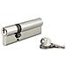 Cilindro Europeo A Doppia Entrata Sa 30x70mm, Antisfilamento, Nichel, 3 Chiavi - Thirard - Foto miniatura 1