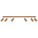 Applique Da Soffitto In Legno Zeke 6 Legno 200x50x1200 Mm Legno - Foto miniatura 3