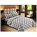 Sacco Copripiumino Microfibra Letto Matrimoniale A Quadri Rombi Edimburgo Grigio   - Foto miniatura 1