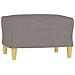 Poggiapiedi Tortora 60x50x41 Cm In Tessuto - Foto miniatura 2