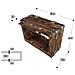 Mobili Bagno Lavabo Sottolavabo Lbb (80x28 Cm A= 40 Cm, Naturale) - Foto miniatura 4