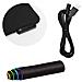 Tappetino Per Tastiera E Mouse Per Pc Mac 800x300x3 Mm Con Led Multicolore Black - Foto miniatura 4