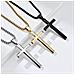 Collana Croce Acciaio Inossidabile Black - Foto miniatura 2