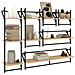 Set Mensole Parete Con Aste 6pz Rovere Sonoma Legno Multistrato - Foto miniatura 3