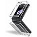 Cover Doppia Rinforzata Per Samsung Galaxy Z Flip 5 Duo, Trasparente - Foto miniatura 1