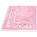 Tappeto Casa Bagno Cucina Cotone In Tinta Unita Disegno Annette Colore Rosa 120x180 Rosa - Foto miniatura 2