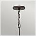Lampadario Industrial Nordico Astrid Metallo Bronzo Opaco 5 Luci E14 - Foto miniatura 3