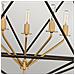 Lampadario Industrial Nordico Astrid Metallo Bronzo Opaco 5 Luci E14 - Foto miniatura 4
