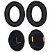 Cuscinetti Auricolari In Pelle Proteica Per Cuffie Bose Quietcomfort 45 Black - Foto miniatura 1