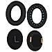 Cuscinetti Auricolari In Pelle Proteica Per Cuffie Bose Quietcomfort 45 Black - Foto miniatura 2