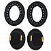 Cuscinetti Auricolari In Pelle Proteica Per Cuffie Bose Quietcomfort 45 Black - Foto miniatura 3
