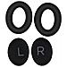 Cuscinetti Auricolari In Pelle Proteica Per Cuffie Bose Quietcomfort 45 Black - Foto miniatura 6