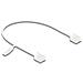 Cavo di rete RJ45 Cat. 6 UTP Ultra Slim 0,3 m bianco con connettori corti - Foto miniatura 1