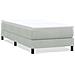 Giroletto Molle Senza Materasso Grigio Chiaro 90x210 Cm Velluto - Foto miniatura 2