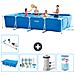 Piscina Fuori Terra - Rettangolo - 450x220x84 Cm - Blu - Include Accessori Coordinati A257 - Foto miniatura 1