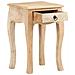Comodino 28x28x46 Cm In Legno Massello Di Mango - Foto miniatura 3