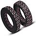 Cuscinetti Auricolari Traspiranti Per Cuffie Bose Nc700 Black + Pink - Foto miniatura 3
