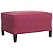 Set di Divani 4 pz con Cuscini Rosso Vino in Velluto - Foto miniatura 7