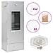 Forno Affumicatore BBQ Generatore Fumo Freddo Acciaio Zincato - Foto miniatura 1