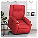 Poltrona Alzapersona Reclinabile Elettrica Rossa in Similpelle - Foto miniatura 2