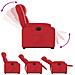 Poltrona Alzapersona Reclinabile Elettrica Rossa in Similpelle - Foto miniatura 7