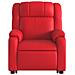 Poltrona Alzapersona Reclinabile Elettrica Rossa in Similpelle - Foto miniatura 9