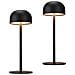 Set Da 2 Lampade Da Tavolo Led Wireless - Dimmerabile Con 3 Temperature Di Colore - Nero Opaco - Foto miniatura 1