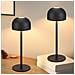 Set Da 2 Lampade Da Tavolo Led Wireless - Dimmerabile Con 3 Temperature Di Colore - Nero Opaco - Foto miniatura 2