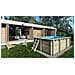 Piscina In Legno Aqua 4.65x2.85 - H. 1.24 M Fissate Su Calcestruzzo Esistente - Foto miniatura 1