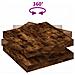 Tavolino da Caffè Girevole a 360 Gradi Rovere 90x90x34,5 cm - Foto miniatura 7