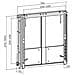ARM-0800 Supporto TV a parete 190,5 cm (75") Nero - Foto miniatura 8