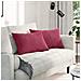 Cuscini da Divano 2 pcs Rosso Vino 60 x 40 cm Tessuto in Cords - Foto miniatura 2