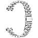 Elegante Bracciale In Acciaio Inossidabile Con Perle Compatibile Con Huawei Band 8/9/10 Silver - Foto miniatura 1