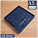 Quaderno A5 In Pelle Pu - 360 Pagine, Carta Spessa, Con Penna E Ricarica Blue - Foto miniatura 3