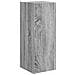 Set mobile TV 4 pcs Grigio Sonoma Legno multistrato - Foto miniatura 6
