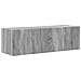 Set mobile TV 4 pcs Grigio Sonoma Legno multistrato - Foto miniatura 7