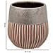 Vaso In Ceramica Argento 13x13x14h - Foto miniatura 4