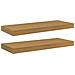 Scaffale da parete 2 pcs Beige 60 x 23,5 x 4 cm - Foto miniatura 1
