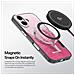 Cover per iPhone 17 - TPU+PC+Pelle /PU, Rosso, MagSafe - Foto miniatura 3