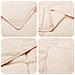 Piumone invernale Beige 260 x 240 cm 100% Kapok Naturale - Foto miniatura 6