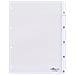 Divisorio 5 Tasti Fori 80x80x80 A4 Inserti Prestampati 0-5 Inclusi - Foto miniatura 1