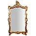 Specchiera Da Parete In Legno Finitura Foglia Oro Anticato Made In Italy L68xpr5,5xh122 Cm - Foto miniatura 1